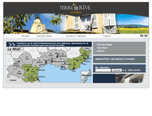 Tablet Screenshot of immobilier.terre-de-reve-immobilier.com